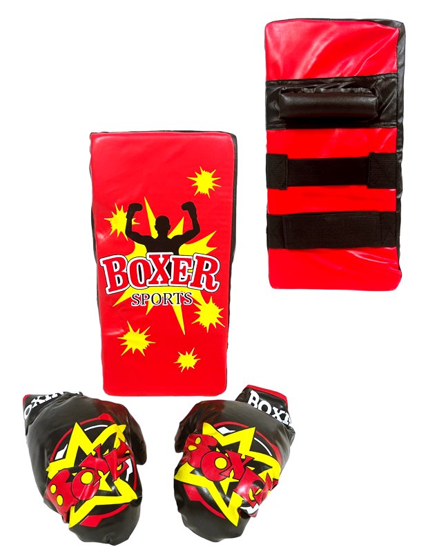 Боксова лапа + ръкавици BOXER Н39см №YY906