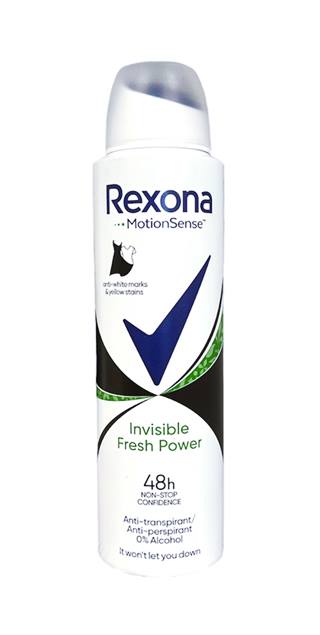 Дезодорант дамски Rexona invisible fresh power 150 ml /6 броя в стек/