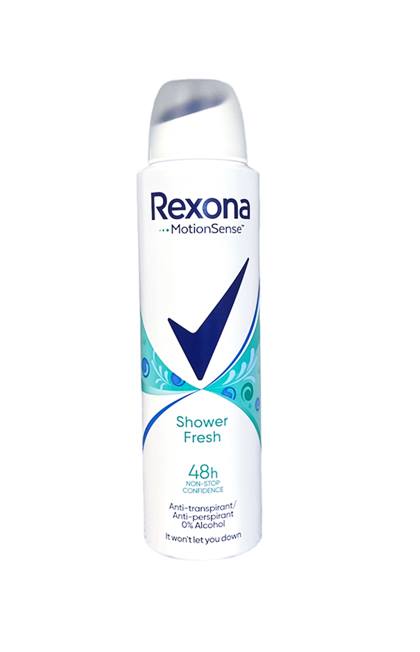 Дезодорант дамски Rexona shower fresh150 ml /6 броя в стек/