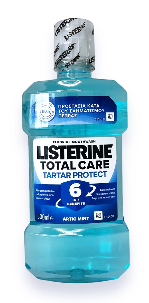 Вода за уста Listerine Total Care 6in1 500 ml /12 броя в кашон/
