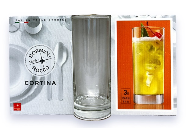 Чаша за вода 275ml BORMIOLI ROCCO CORTINA 3 броя в опаковка №010959 /6 опаковки в кашон/