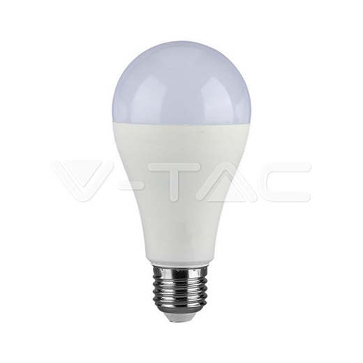LED Крушка V-TAC E27 17W A65 термо пластик 6500К студена светлина SKU214458
