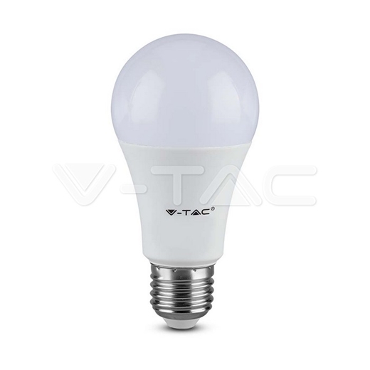 LED Крушка V-TAC E27 8.5W A60 термо пластик 4000К дневна светлина SKU217261
