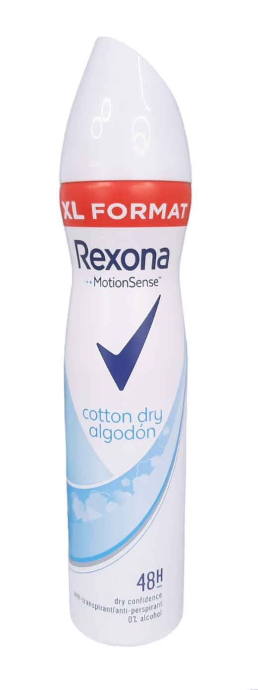 Дезодорант дамски Rexona cotton dry 250 ml R /6 броя в стек/