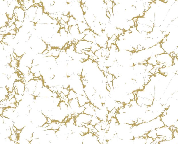 Мушама Mirella 140см/20м №190-B бял мрамор със златна нишка