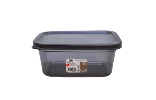 Кутия за съхранение черна прозрачна пластмаса MIENCA VENA №1/0,8л
