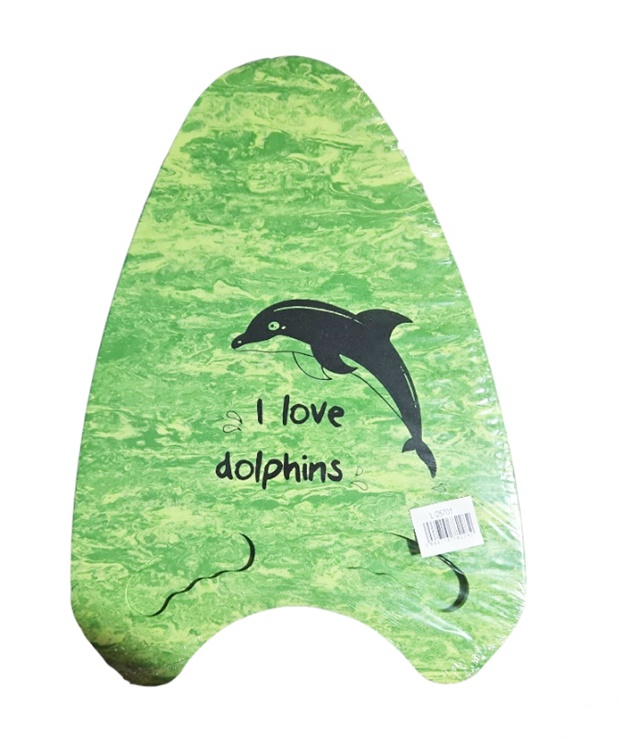 Дъска за плуване I love dolphins EVA 40х31х3,5см