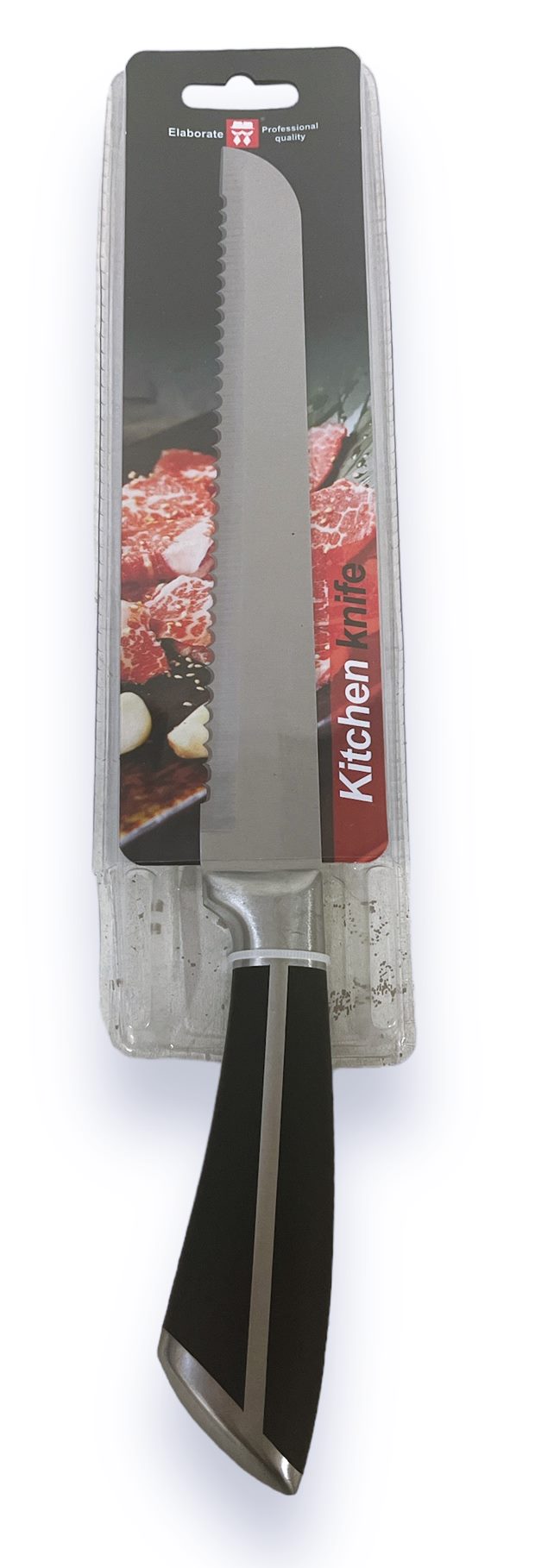 Нож Gentleman Knife черна дръжка за хляб 20см №