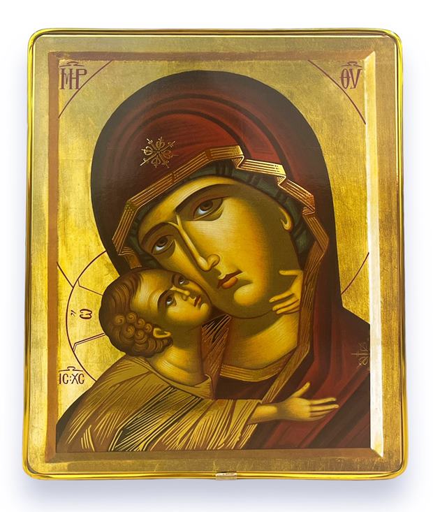 Икона на стойка Богородица 26х22см №A9