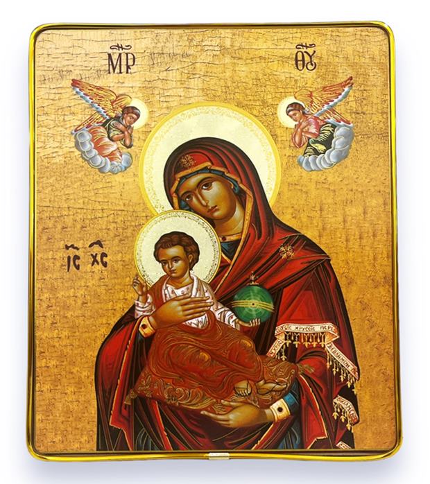 Икона на стойка Богородица 26х22см №B