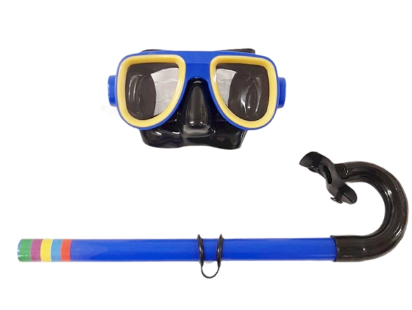 Комплект очила за плуване c шнорхел №2008-2