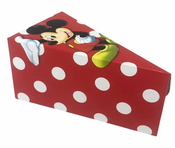 Кутийка за парче торта Mickey Mouse 12,5см х 6см х 6,5см