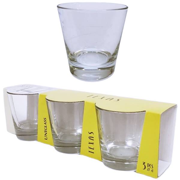 Чаша за уиски 270 ml Ф87/Н90 mm Uniglass Texas 3 броя в опаковка №53080 /10 комплекта в кашон/