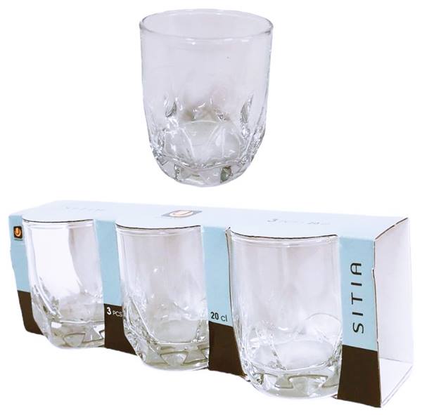 Чаша за водка 200 ml Ф67/Н82 mm Uniglass Tumbler Sitia 3 броя в опаковка №94810 /10 комплекта в кашон/