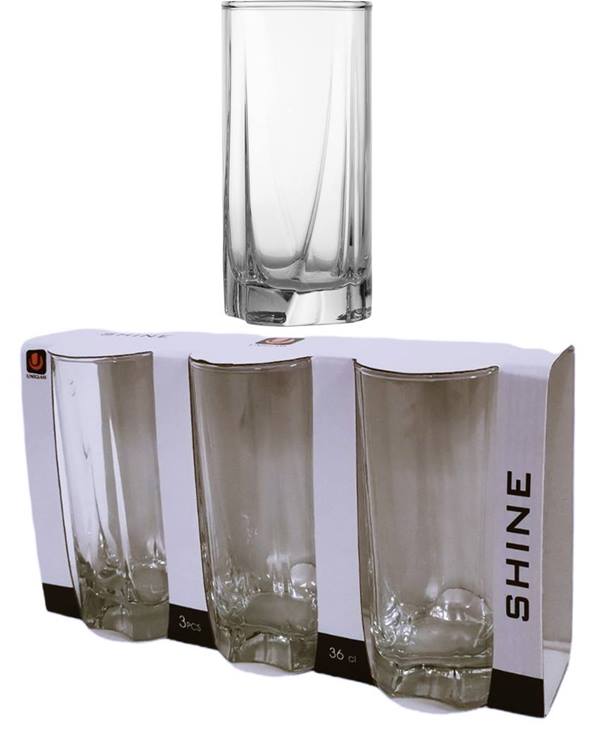 Чаша за вода 360 ml Ф68/Н147 mm Uniglass Shine 3 броя в опаковка №91706 8 /12 комплекта в кашон/