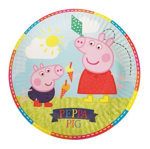 Чиния за парти 10ка кръг Peppa Pig Ф18см Disney