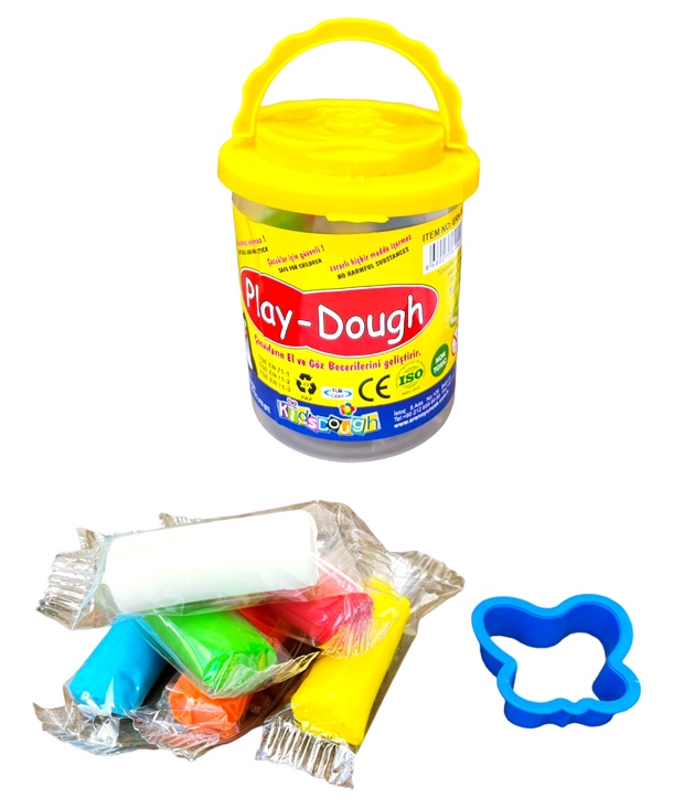 Пластилин Play-Dough 6 цвята с 1 фигура в кофичка №ERN-002