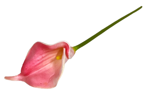 Изкуствено цвете Кала 35 см розово /10 броя в стек/
