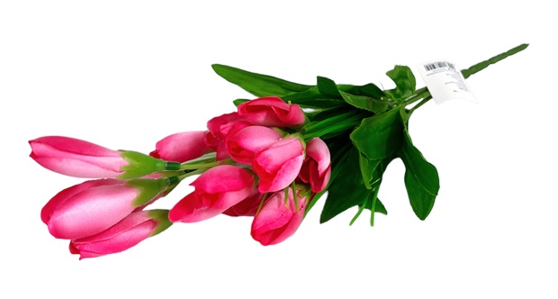 Букет цветя розов 37 см /2 броя в плик/