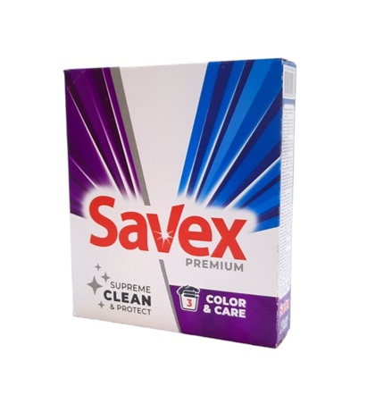 Прах за пране Savex 300г COLOR CARE /22 броя в кашон/