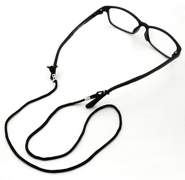 Връзки за очила черни ластични 12 броя на кора