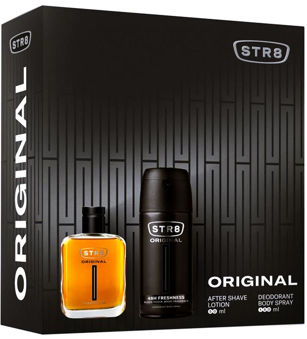 STR8 ORIGINAL комплект автършейв 50 мл с дезодорант 150 мл в кутия
