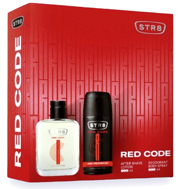 STR8 RED CODE комплект автършейв 50 мл с дезодорант 150 мл в кутия