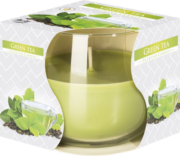Свещ ароматизирана в чаша GREEN TEA sn71-83 /6 броя в кашон/