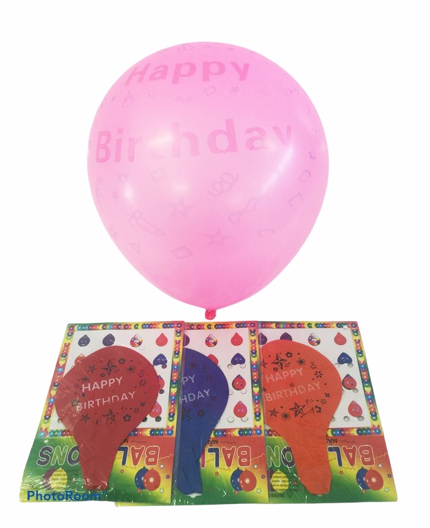 Балон 5 г HAPPY BIRTHDAY MAXI 1бр. на картон