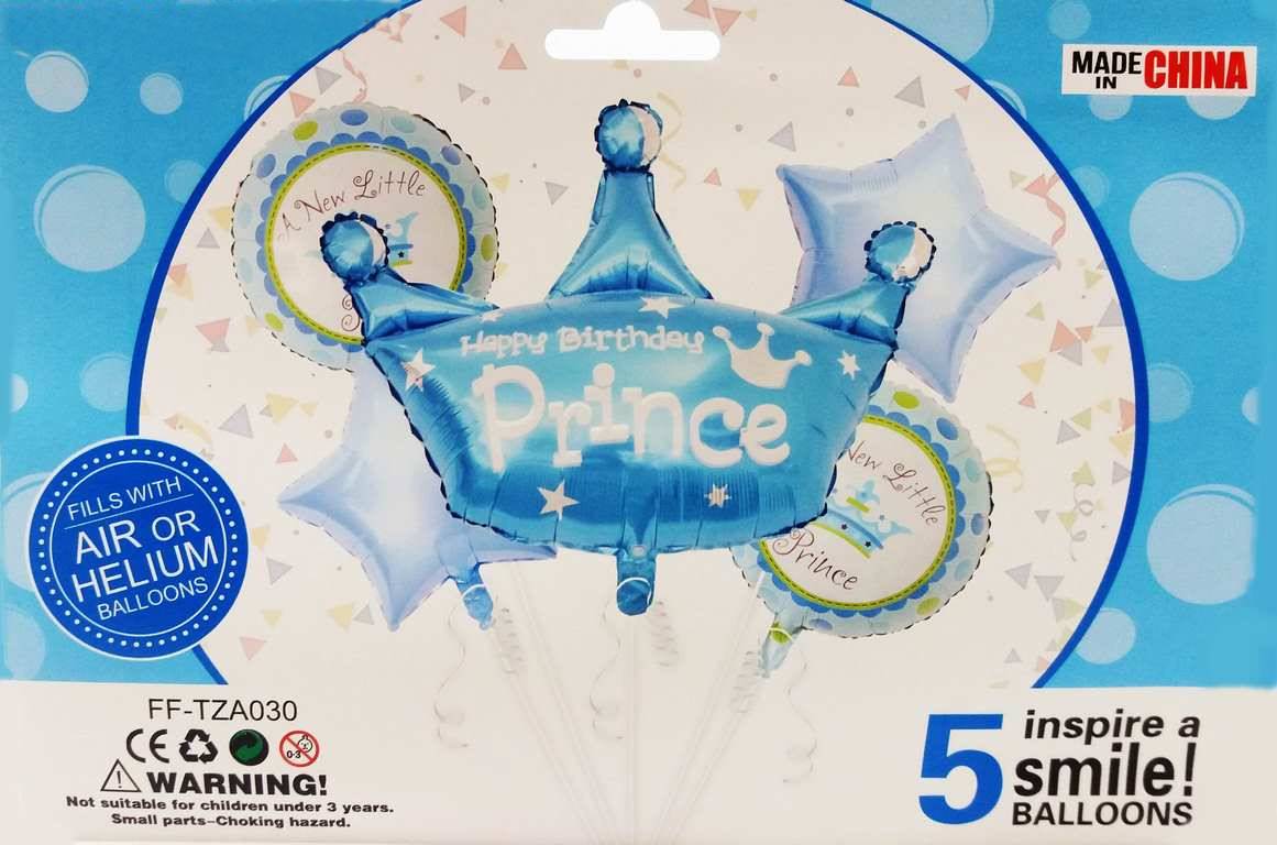 Балон HAPPY BIRTHDAY PRINCE 5ца