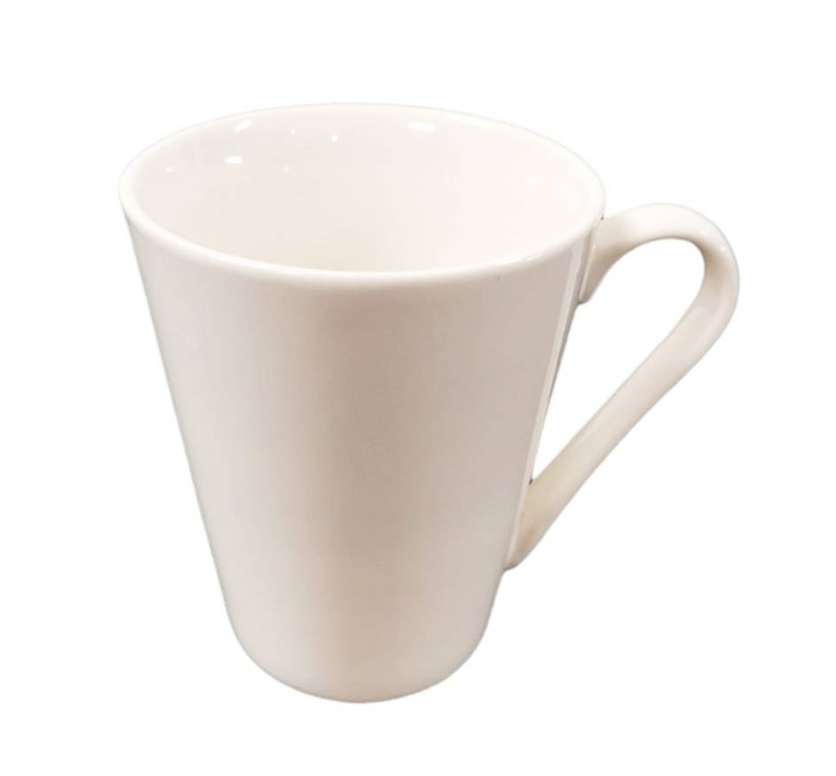 Чаша порцелан бяла конус Ф9/Н10.5 см