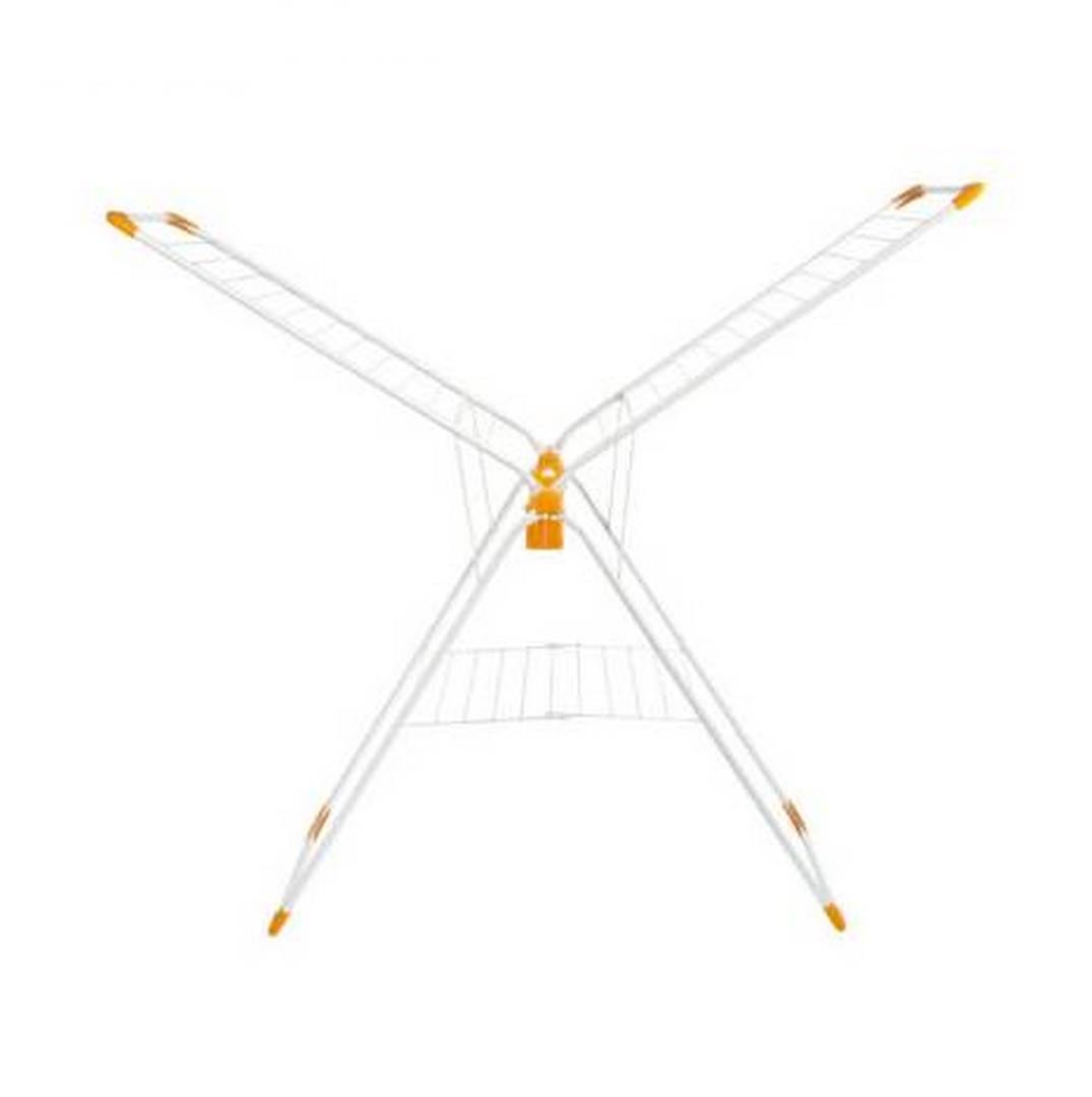 Сушилник за дрехи Buterfly deluxe с кошница 21м бяло + оранжево №491