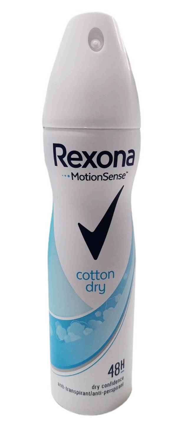 Дезодорант дамски Rexona cotton dry 150 ml /6 броя в стек/