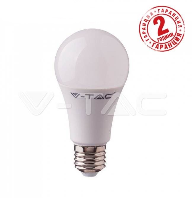 LED Крушка V-TAC E27 17W A65 термо пластик 6400К студена светлина код 4458/VT-2017