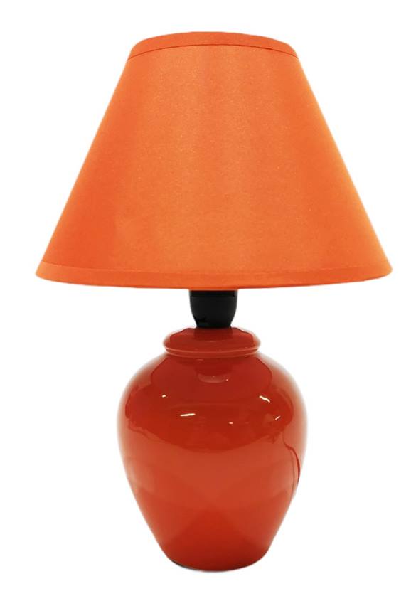 Нощна лампа 25см оранжева