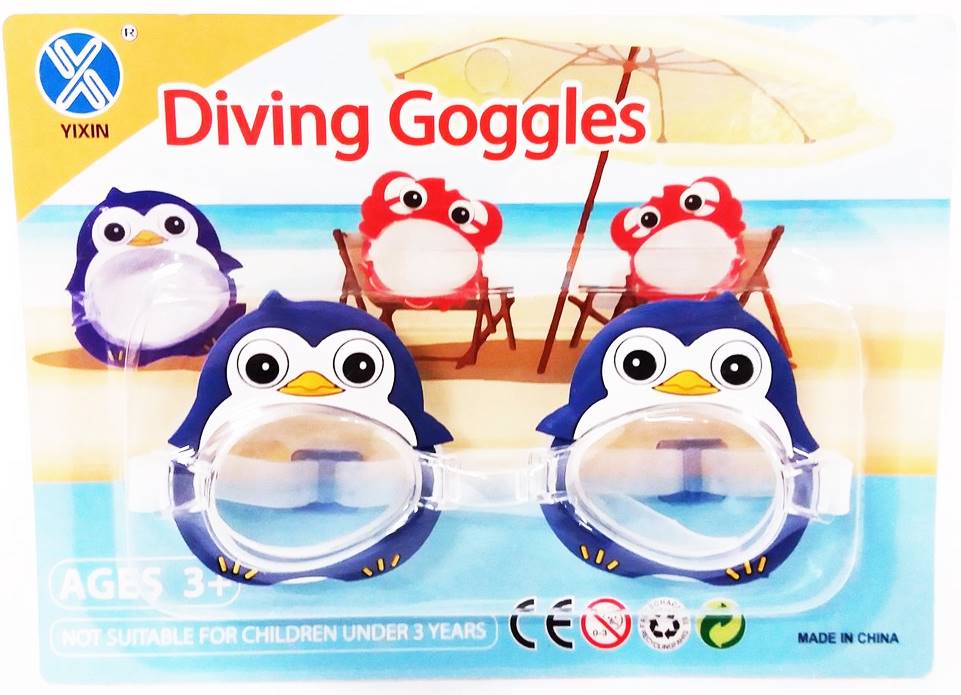 Очила за плуване на блистер Пингвин №YX666-1A