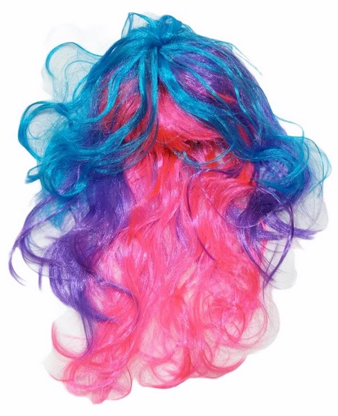 Перука дълга коса НЕОН многоцветна 120 г
