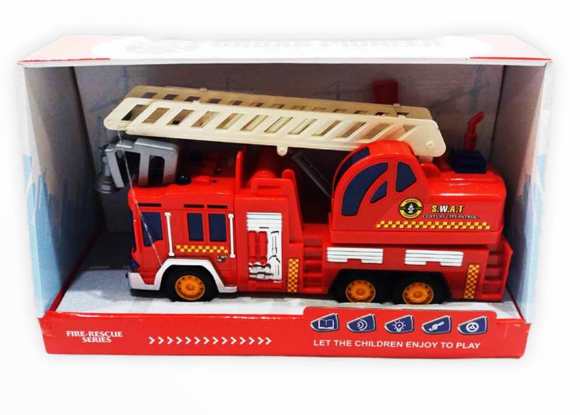 Пожарна в кутия със звук и светлина 40х23см №6699
