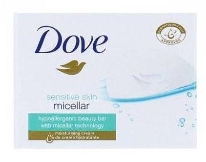 Сапун Dove sensitive skin micellar 100 г в кутия