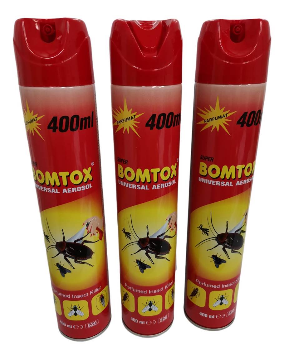 Спрей против насекоми BOMTOX  400 мл/24 броя в кашон/