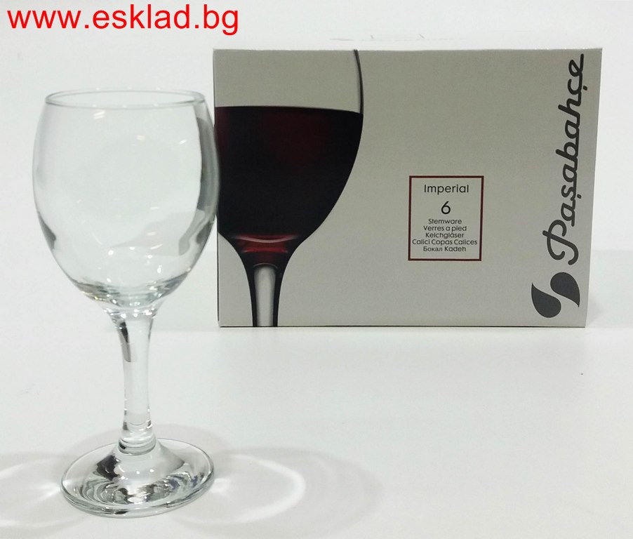 Чаша за червено вино на столче 255ml 6ца Pasabahce №44703