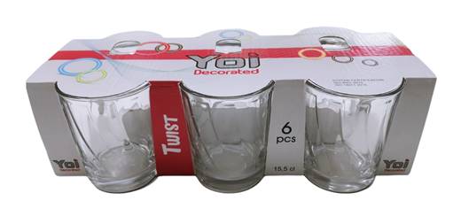 Чаша за алкохол YOI Twist 155мл №211106 /6 комплекта в кашон/