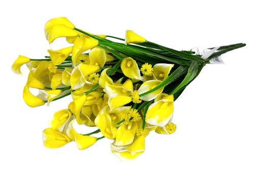 Букет цветя жълт 34см /2 броя в плик/