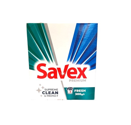 Прах за пране Savex 300г 2в1 FRESH /22 броя в кашон/