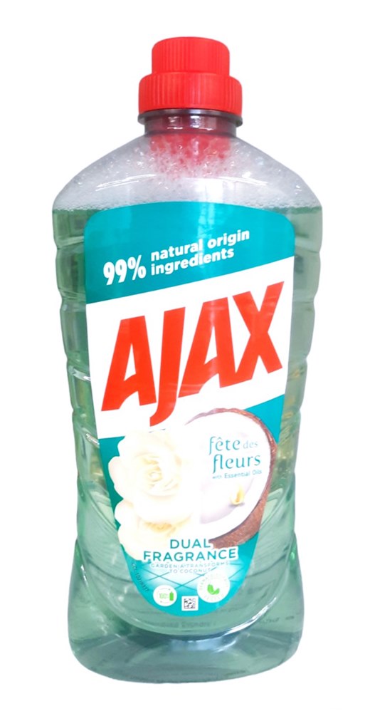 Почистващ препарат Ajax Coconut 1л/12 броя в кашон/