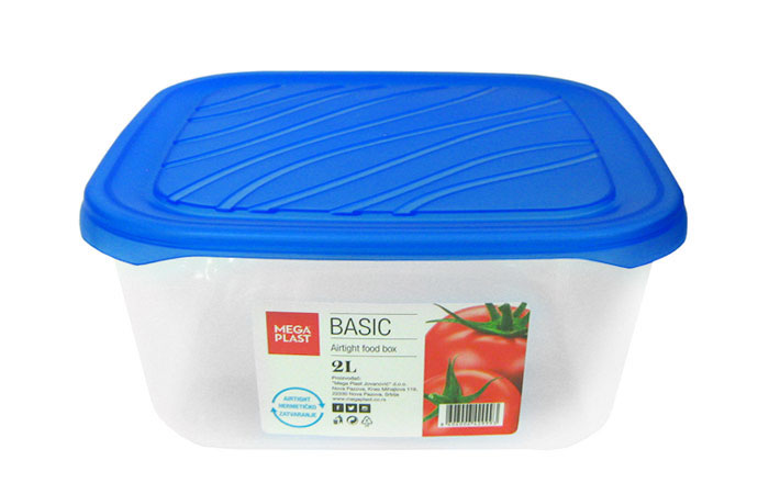 Кутия за храна Frigo Basic квадратна 2л 9см х 19см х 19см MP /24 броя в стек/