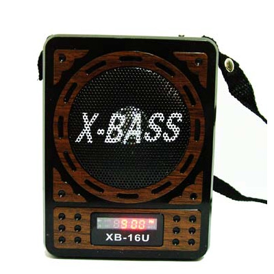 Радио WAXIBA XB-16BT с LED дисплей USB/SD/MMC card/AUX