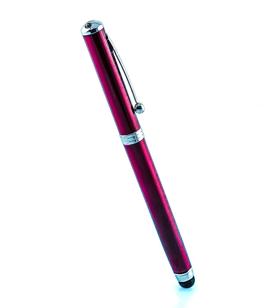 Химикалка с LED фенерче, лазер и тъчскрийн писалка 4 в 1 №HJ-627 /24 броя в кутия/